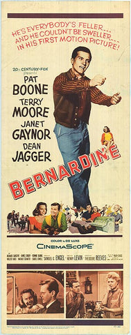 BERNARDINE Pat Boone 1957 Movie Poster