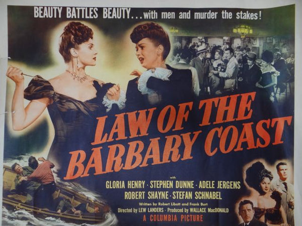 Law Of The Barbary Coast -- 1949 Movie Poster