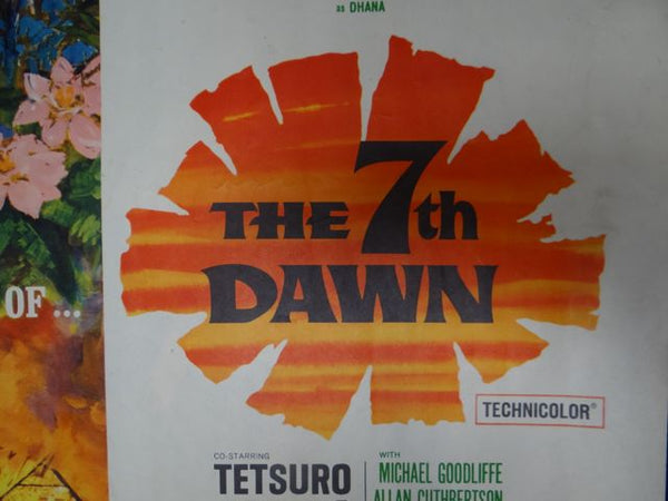 THE SEVENTH DAWN  William Holden, Susannah York, Capucine 1964 Movie Poster