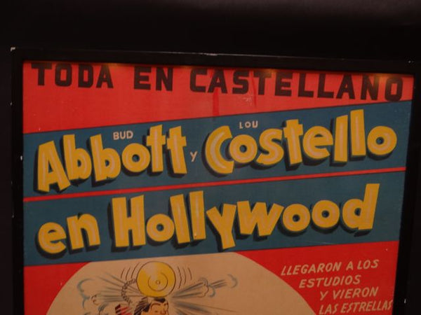 Abbott & Costello in Hollywood – Mexican Movie Poster AP233