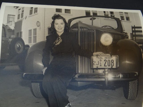 The Ann Rutherford Files: Ann and a 1938 Packard 120 Convertible