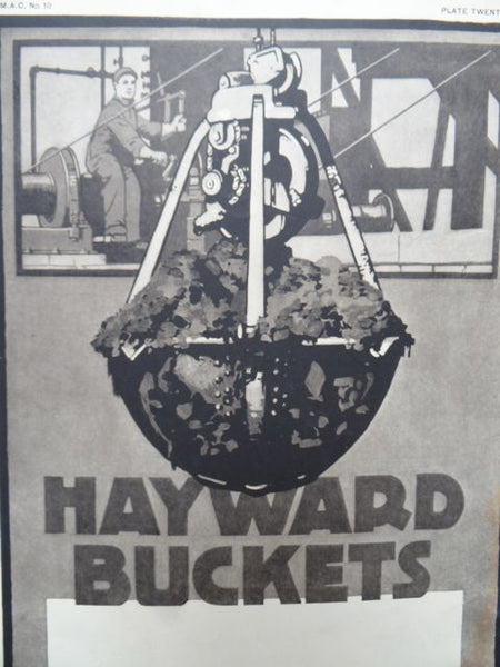 Trade Paper Advertisement by Hartman and Simon for Hayward Buckets