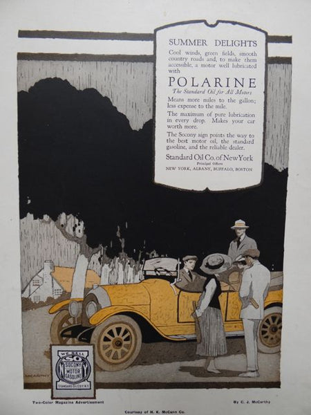 “Summer Delights” Polarine Lithographic Plate by Clarence J McCarthy