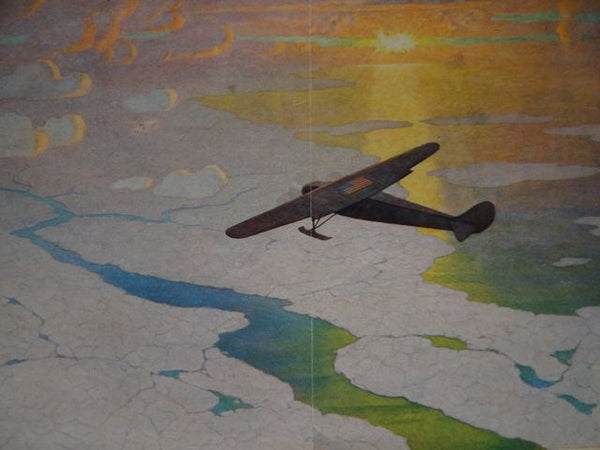 N.C. Wyeth: “Through Pathless Skies To The North Pole” 1928