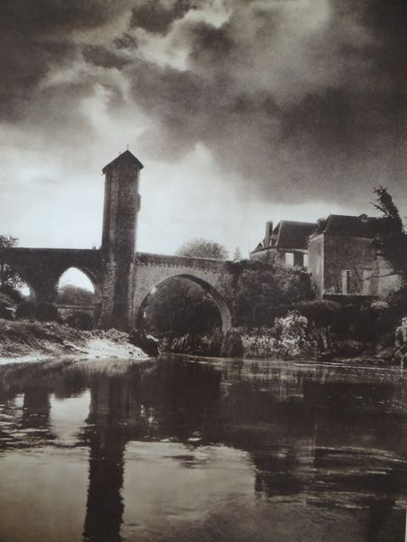 French Travel Poster Orthez – Le Vieux Pont circa 1938