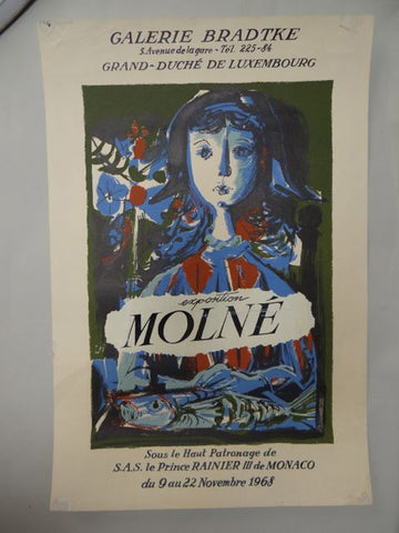 Lluís Vidal Molné (1907-1970) Galerie Bradtke Poster 1968