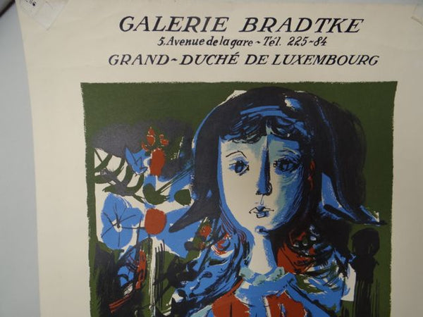 Lluís Vidal Molné (1907-1970) Galerie Bradtke Poster 1968