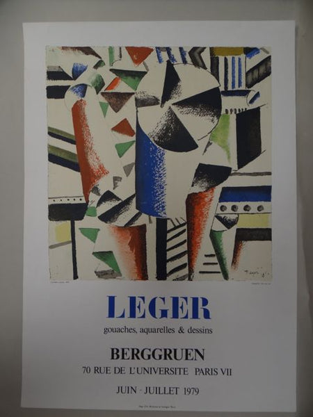Fernand Leger Berggruen Gallery Poster 1979 AP404