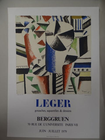 Fernand Leger Berggruen Gallery Poster 1979 AP404