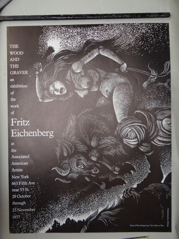 Fritz Eichenberg (1901-1990) Gallery Poster 1977