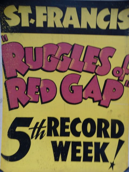 Ruggles of Red Gap Theater Poster 1935