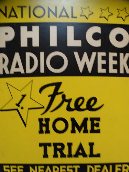 Philco Radio Week Poster