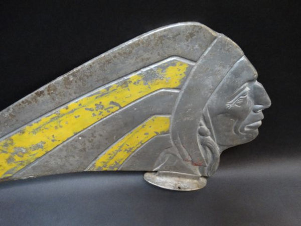 Indian Head Camping Trailer Ornament c. 1934