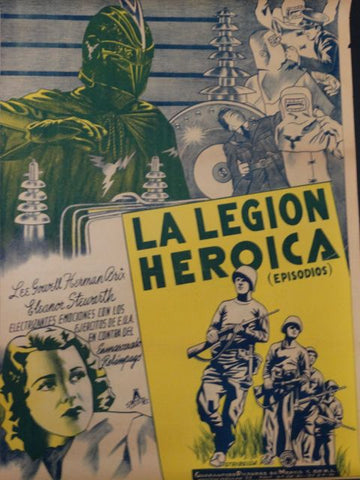La Legion Heroica Mexican Movie Poster 1938-9