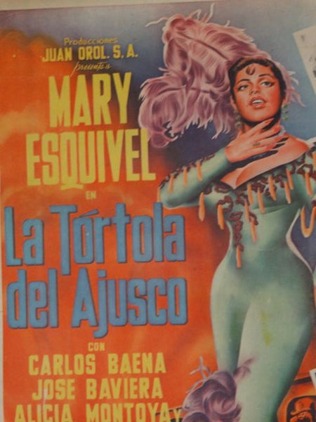 La Tortola Del Ajusco Mexican Movie Poster 1963