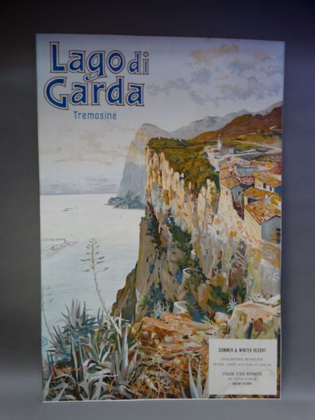 Elio Ximenes Vintage Travel Poster Lago Di Garda