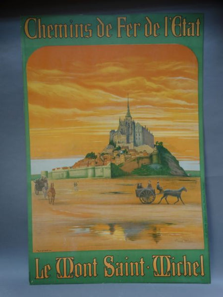 Mont St Michel Travel Poster
