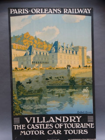 Constant-Duval Villandry Vintage Travel Poster