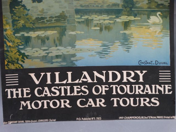 Constant-Duval Villandry Vintage Travel Poster