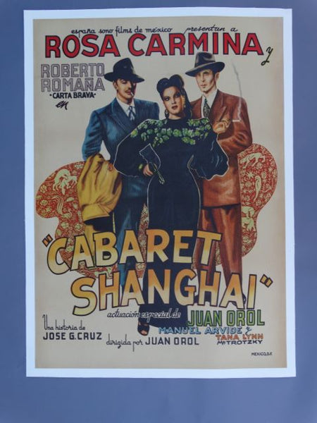 Cabaret Shanghai Mexican Movie Poster 1950 AP556