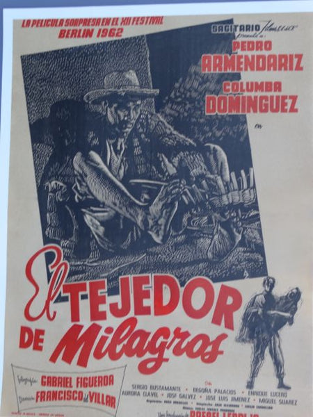 El Tejedor de Milagros Mexican Movie Poster 1962