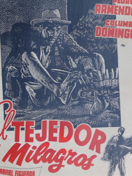 El Tejedor de Milagros Mexican Movie Poster 1962