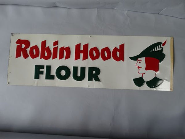 Robin Hood Flour Tin Litho Sign