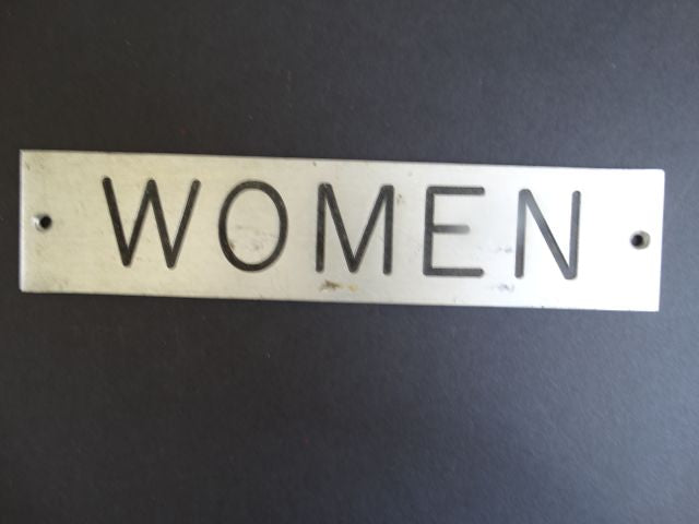 “Women” Powder Room Sign