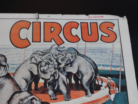 Carson and Barnes Circus Poster