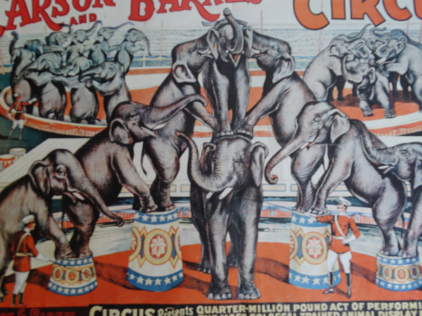 Carson and Barnes Circus Poster