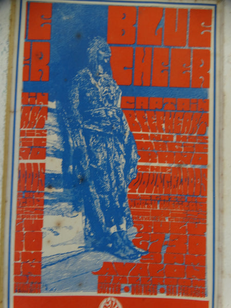 Classic 60s Rock Event Postcard: Blue Cheer, Captain Beefheart