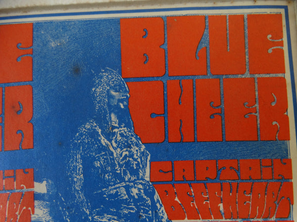 Classic 60s Rock Event Postcard: Blue Cheer, Captain Beefheart