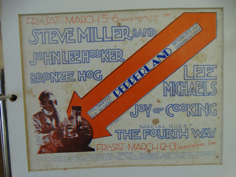 Classic Rock Postcard: Steve Miller Band, John Lee Hooker, Bronze Hog