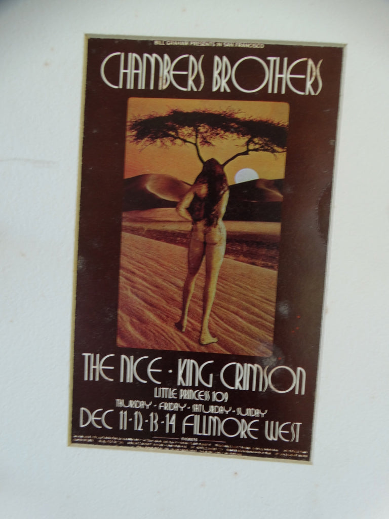 Classic Rock Postcard: Chambers Brothers, The Nice, King Crimson