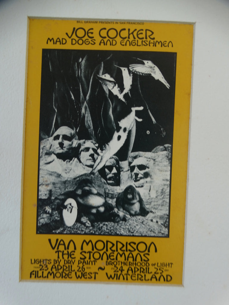 Classic Rock Postcard: Joe Cocker, Van Morrison, The Stonemans