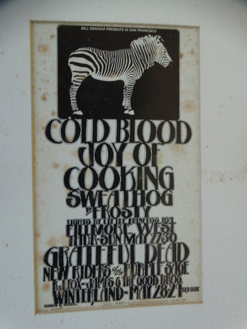 Classic Rock Postcard: Cold Blood, Joy of Cooking, Sweathog, Grateful Dead