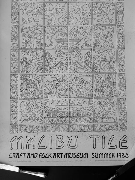 Malibu Tile Craft and Folk Art Museum Poster