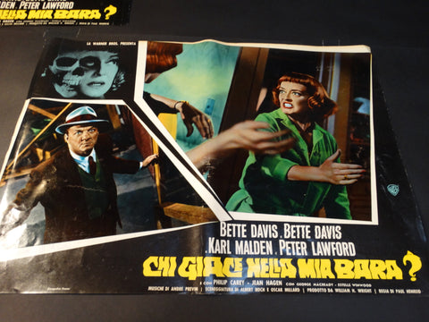 Vintage Movie Poster Italian DEAD RINGER (Chi Giace Nella mia Bara?)