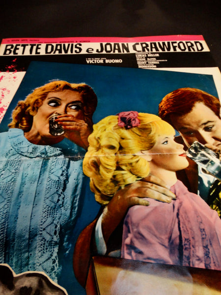 WHATEVER HAPPENED TO BABY JANE? 1962 Italian version half sheet poster