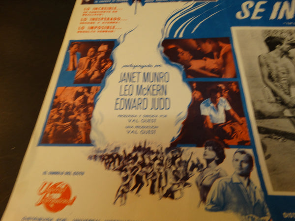 THE DAY THE EARTH CAUGHT FIRE 1961 lobby card, Spanish version