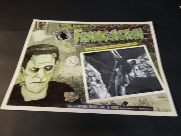 Frankenstein 1931 lobby card 1971 re-release