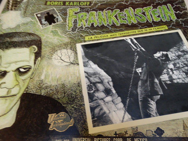 Frankenstein 1931 lobby card 1971 re-release