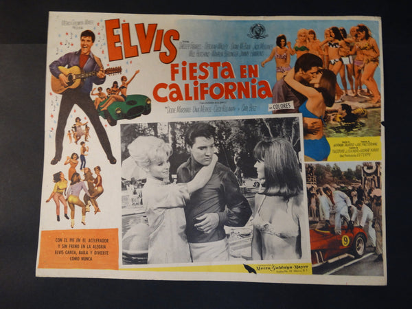 Elvis: Fiesta en California lobby card