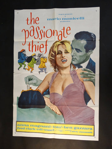 THE PASSIONATE THIEF 1960 (Risate di Gioia) one sheet RARE