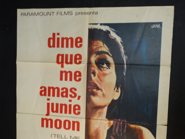 Tell Me That You Love Me, Junie Moon 1970 (Dime que me amas, Junie moon) one sheet (Spanish)