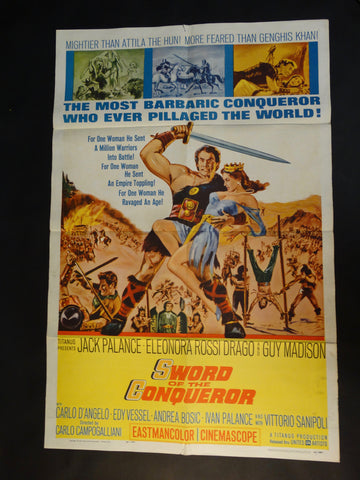 SWORD OF THE CONQUEROR One sheet movie poster