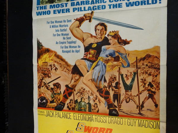 SWORD OF THE CONQUEROR One sheet movie poster