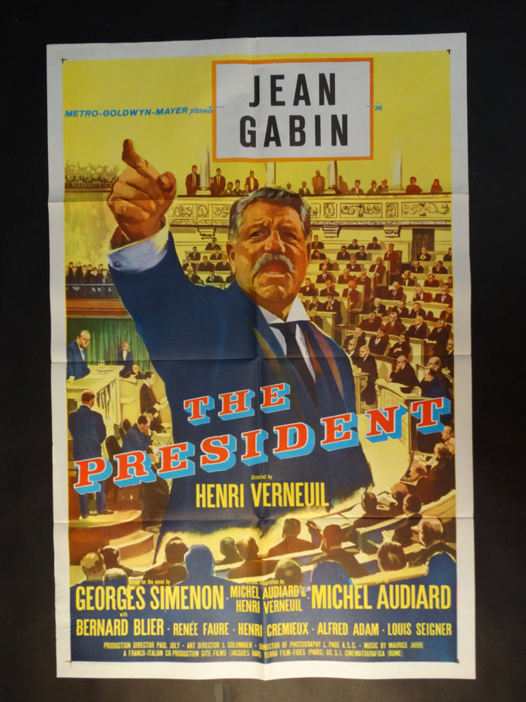 THE PRESIDENT 1961 (Le Président) vintage one-sheet poster