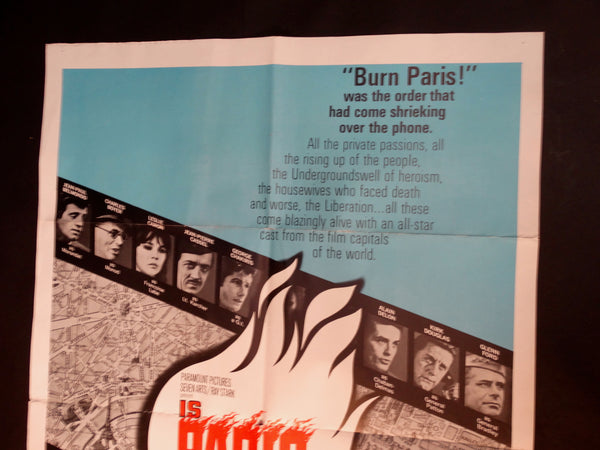 Is Paris Burning? - one sheet FILM POSTER