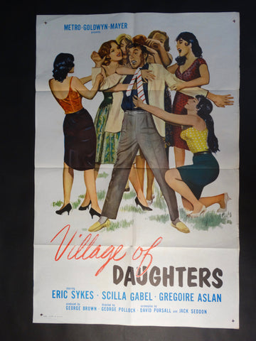 Vintage VILLAGE OF DAUGHTERS one-sheet